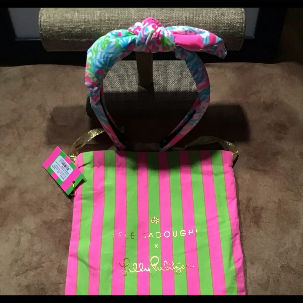 LELE SADOUGHI X LILLY PULITZER NWT AUTHENTIC KID HEADBAND